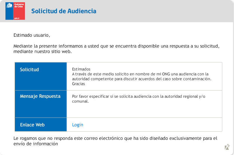 Notificaciones informativas