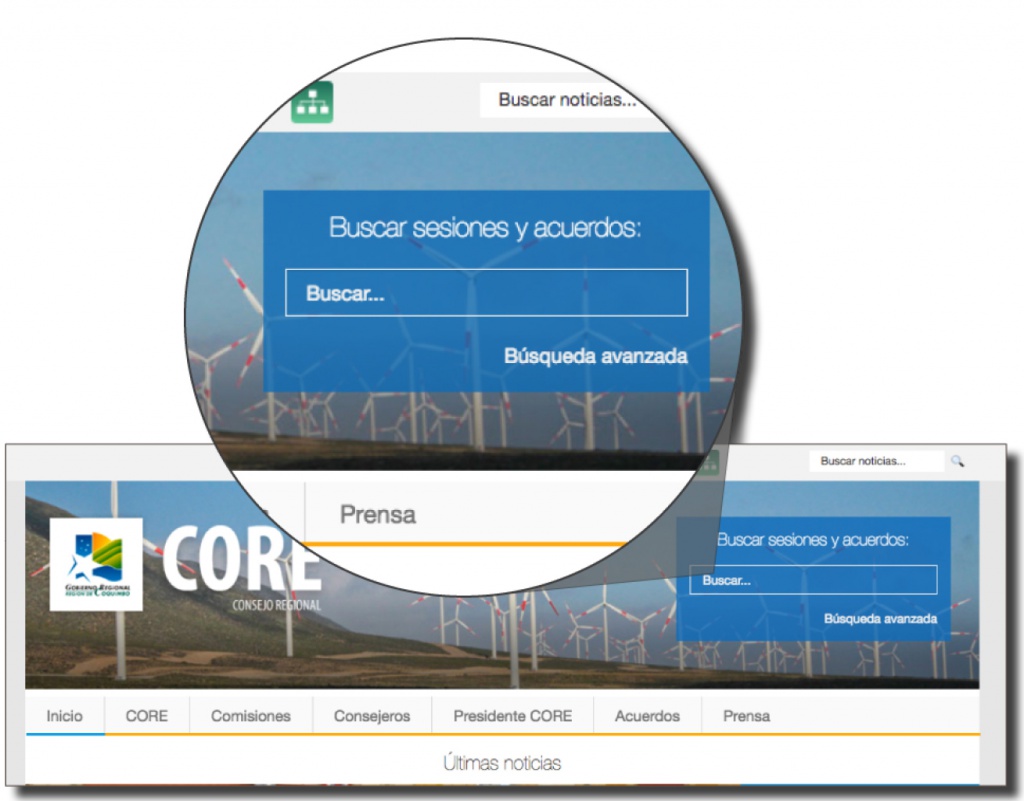 Fácil acceso vía portal web del CORE