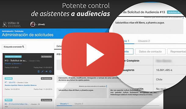 Ver video Sistema Audiencias